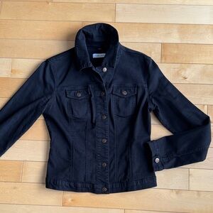 Second Yoga Jeans Black Denim Jacket (Made in Canada)